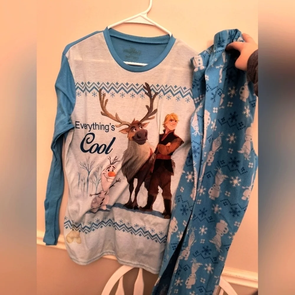 Frozen Kids Pajamas - Blue women's men's M medium